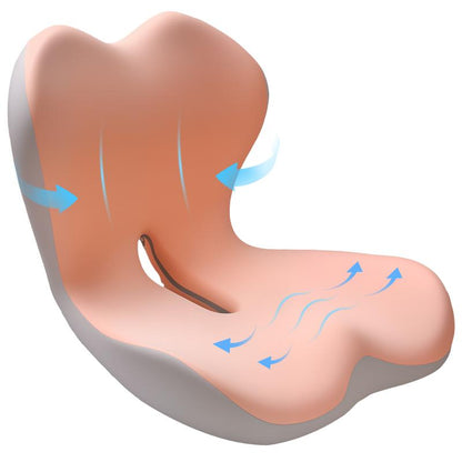 Komfortabel ryggstøttepute med minneskum