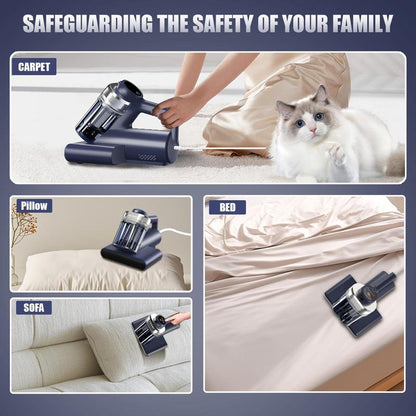 UV-C madrassdammsugare med stark sugkraft 