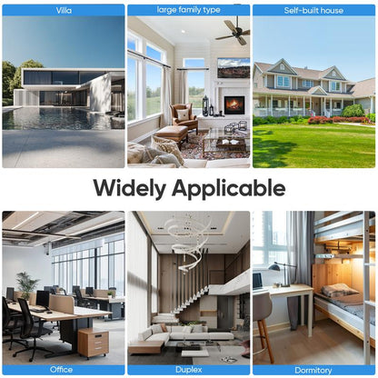 WiFi-forsterker med 6 antenner, 5G/2.4G – 1200 Mbps dobbeltbånd 